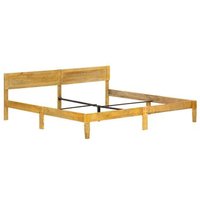 Estructura de Cama de Madera Maciza de Mango 200 cm