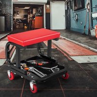 Taburete para garaje y taller con ruedas