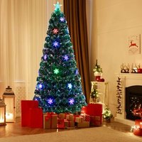Árbol de Navidad Artificial de 1.8m con Fibra de Vidrio