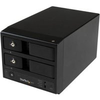 Startech.com Caja de 2 Bahías 3.5" SATA III USB 3.0/eSATA Hot Swap