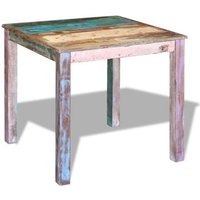 Mesa de Comedor de Madera Maciza Reciclada