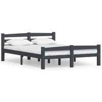 Estructura de Cama Madera Maciza Pino 140x200 Cm