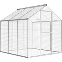 Pajarera Exterior Vidaxl Aluminio