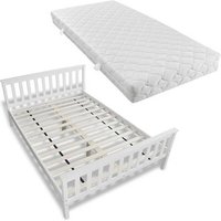 Cama de Madera de Pino Maciza 140x200 cm Vidaxl