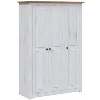 Armario de 3 Puertas Pino Panamá Range Blanco Armario de 3 Puertas Pino Panamá Range Blanco