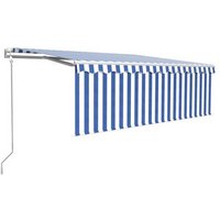 Toldo retráctil automático 4x3m vidaXL