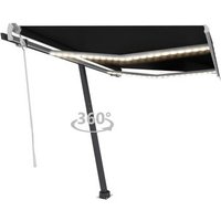 Toldo Retráctil Manual con LED 350x250 cm