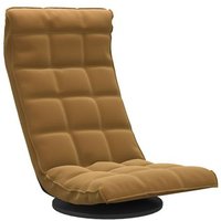 Silla de Suelo Giratoria de Terciopelo Vidaxl