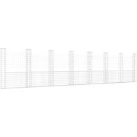 Cesta de Gaviones Forma de U 860x20x200 cm