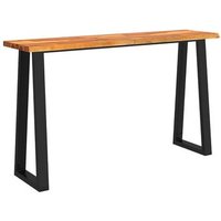 Mesa Consola Madera Maciza Acacia Vidaxl