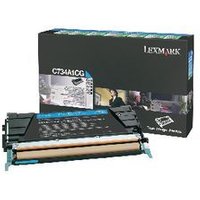 Tóner Lexmark Cyan Original 0C734A1CG Tóner Lexmark Cyan Original 0C734A1CG