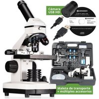 Microscopio Biolux NV 20x-1280x con Cámara USB HD Bresser