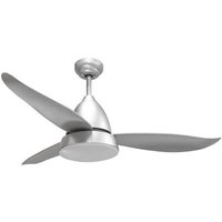 Akunadecor Ventilador de Techo Metal Plata Marino