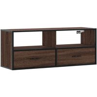 Mueble de TV con Ingeniería de Madera y Metal Mueble de TV con Ingeniería de Madera y Metal