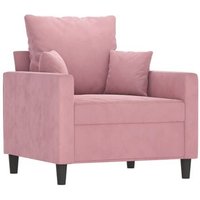 Sillón de Terciopelo Rosa 60 Cm Sillón de Terciopelo Rosa 60 Cm