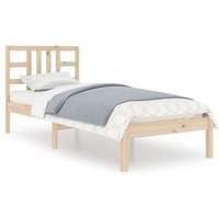 Estructura de Cama Madera Maciza 75x190 cm Vidaxl
