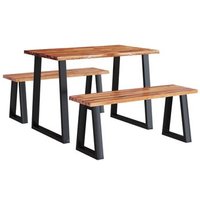 Juego de Comedor Vidaxl de 3 Piezas