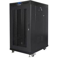 Gabinete para Rack de Piso Lanberg 19" 22U 800x1000 Perforado Puerta LCD V2
