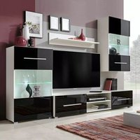 Armario de Pared con Vitrina y Unidad de TV