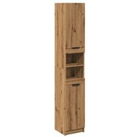 Armario de Baño Madera Roble 32x34x188.5cm
