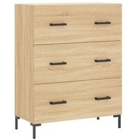Aparador de Roble Sonoma 69,5x34x90 Cm