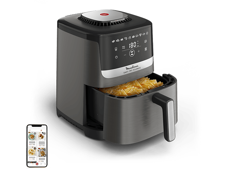 Freidora de aire Moulinex Easy Fry Silence EZ551H 5L 1680W