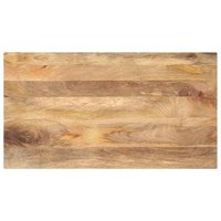 Mesa Rectangular de Madera Maciza de Mango 100x50x2.5 cm