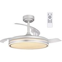 Ventilador LED Regulable con Aspas Plegables Moss (72W, 3CCT, 7920LM) Ventilador LED Regulable con Aspas Plegables Moss (72W, 3CCT, 7920LM)