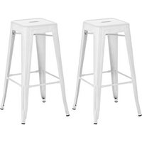 Clp Juego De 2 Taburetes De Bar Joshua Metal Clp Juego De 2 Taburetes De Bar Joshua Metal