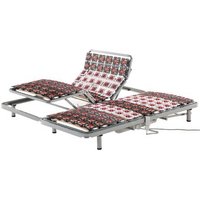 Conjunto 2 Bases de Cama Individuales Eléctricas 90 x 200 cm