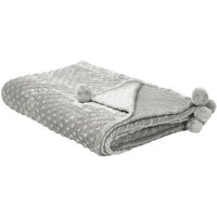 Manta de Sofá Gris Claro 200 x 220 cm