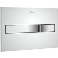 Roca Pl2 One Dual Cromo Placa de Accionamiento de Descarga Dual