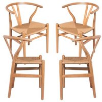 Pack 4 Sillas Wis Madera