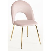 Pack 2 Sillas Dawa Gold Terciopelo 86x46x40cm Pack 2 Sillas Dawa Gold Terciopelo 86x46x40cm