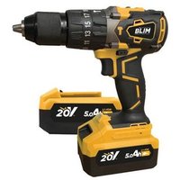 Taladro Percutor Inalámbrico 20V 5Ah 68Nm con 2 Baterías y Maletín