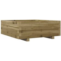Jardinera De Madera De Pino Vidaxl 70x70x26,5 Cm