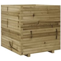 Jardinera de Madera de Pino Impregnada 70x70x72 cm