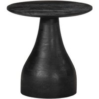 Mesa Auxiliar Madera Maciza De Mango Ø40x40 Cm