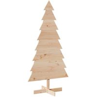 Árbol de Navidad de Madera Maciza Pino 150 cm