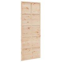Puerta de Granero Vidaxl Madera Maciza de Pino 80x208 Cm