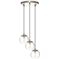 Lámpara Colgante "Noche" Metal Dorado Vidrio D15cm Lámpara Colgante "Noche" Metal Dorado Vidrio D15cm