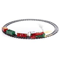 Tren Navideño a Pilas de 20 Piezas Tren Navideño a Pilas de 20 Piezas