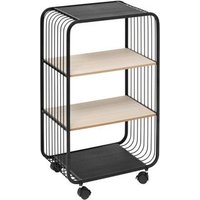 Estantería de Metal y Madera de 3 Niveles
