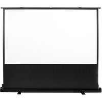 Maclean Mc-211 Pantalla De Suelo Independiente 100'' Blanco Mate