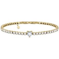 Pulsera Chiara Ferragni Diamond Heart Br Brass Yg+wh Hear 175+15 17-18,5 cm