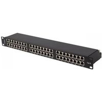 Panel de parcheo Lanberg 48 puertos Cat6 FTP 1U 19" blindado