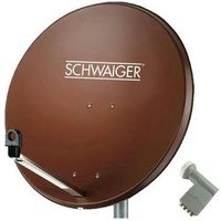 Antena Parabólica Schwaiger 80cm Quad-LNB