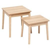 Mesas Nido Abana Madera Clara