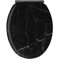 Asiento de Inodoro de Mármol Negro