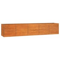 Jardinera Macetero Acero Corten 400x80x77 Cm